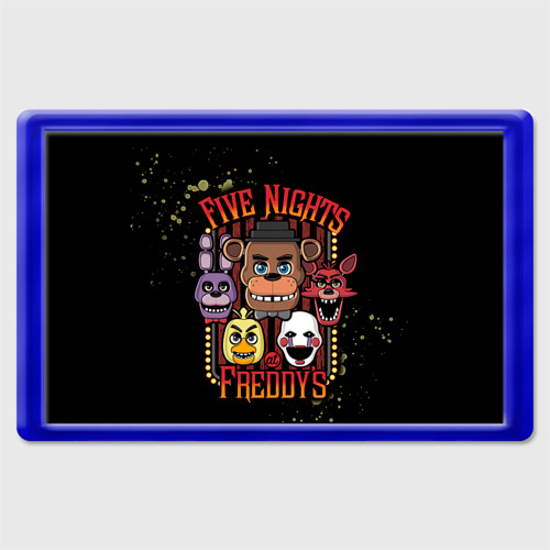 Магнит 45*70 Five Nights At Freddy's, цвет синий