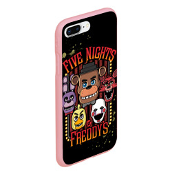 Чехол для iPhone 7Plus/8 Plus матовый Five Nights At Freddy's - фото 2