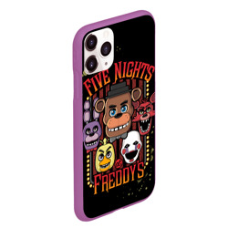 Чехол для iPhone 11 Pro Max матовый Five Nights At Freddy's - фото 2