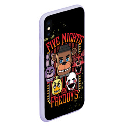 Чехол для iPhone XS Max матовый Five Nights At Freddy's - фото 2