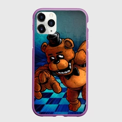 Чехол для iPhone 11 Pro матовый Five Nights At Freddy's