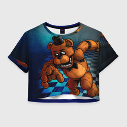 Женская футболка Crop-top 3D Five Nights At Freddy's