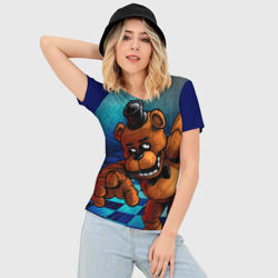 Женская футболка 3D Slim Five Nights At Freddy's - фото 2