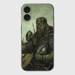 Чехол для iPhone 16 силиконовый с защитой камеры Ватага славянских викингов