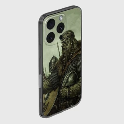 Чехол для iPhone 16 Pro силиконовый с защитой камеры Ватага славянских викингов - фото 2