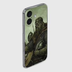 Чехол для iPhone 16 силиконовый с защитой камеры Ватага славянских викингов - фото 2