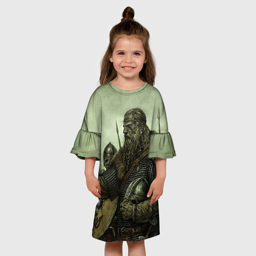Детское платье 3D Ватага, цвет 3D печать - фото 4