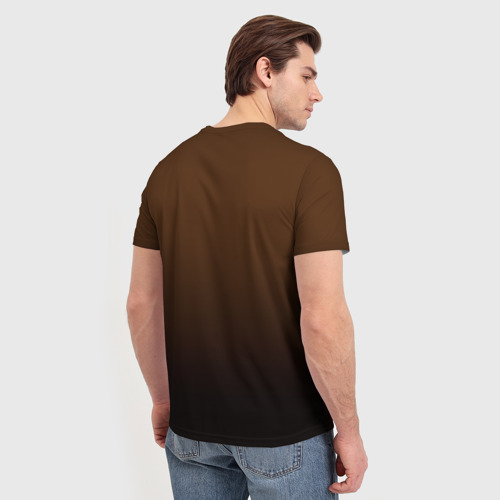Мужская футболка 3D Богатырь с копьем, цвет 3D печать - фото 4