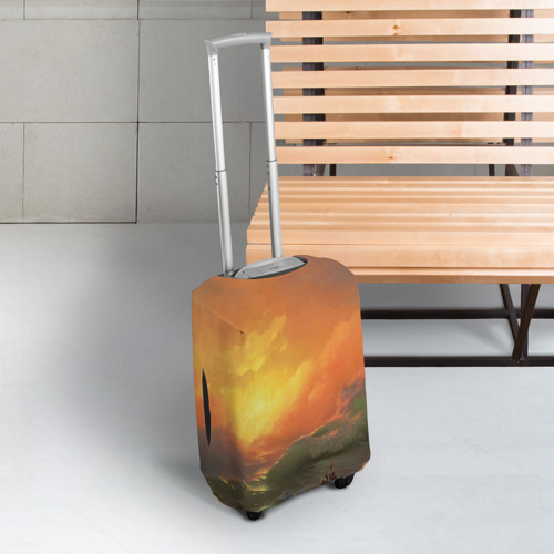 Чехол для чемодана 3D Айвазовский - 9 Вал - фото 3