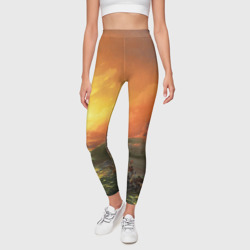 Леггинсы 3D Айвазовский - 9 Вал - фото 2