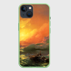 Чехол для iPhone 14 Айвазовский - 9 Вал