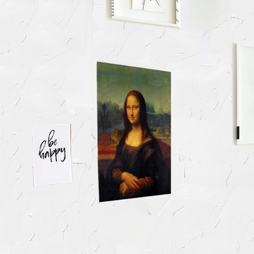 Постер Леонардо да Винчи - Мона Лиза - фото 3