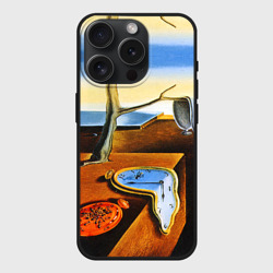 Чехол силиконовый для Apple iPhone 15 Pro матовый Сальвадор Дали - Постоянство Памяти