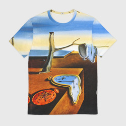 Мужская футболка 3D Сальвадор Дали - Постоянство Памяти