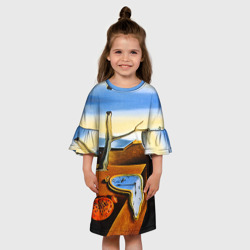 Детское платье 3D Сальвадор Дали - Постоянство Памяти - фото 2