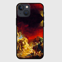 Чехол для iPhone 13 mini Брюллов - Последний день Помпеи
