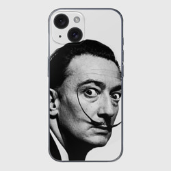 Чехол для iPhone 15 силиконовый с защитой камеры Сальвадор Дали