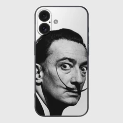Чехол для iPhone 16 силиконовый с защитой камеры Сальвадор Дали