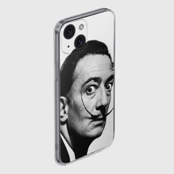 Чехол для iPhone 15 силиконовый с защитой камеры Сальвадор Дали - фото 2