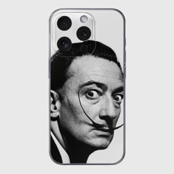 Чехол для iPhone 15 Pro Max силиконовый с защитой камеры Сальвадор Дали