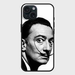 Чехол силиконовый для Apple iPhone 15 матовый Сальвадор Дали