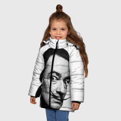 Зимняя куртка для девочек 3D Сальвадор Дали - фото 2