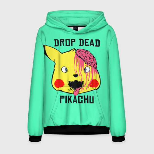 Мужская толстовка 3D Drop Dead, цвет черный