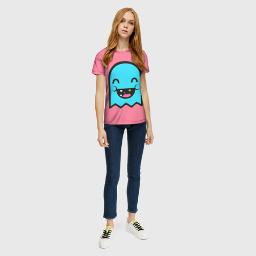 Женская футболка 3D Drop Dead, цвет 3D печать - фото 5