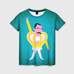 Женская футболка 3D Freddie Mercury