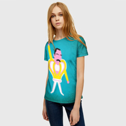 Женская футболка 3D Freddie Mercury - фото 2