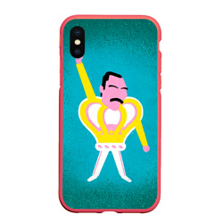 Чехол для iPhone XS Max матовый Freddie Mercury