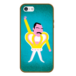 Чехол для iPhone 5/5S матовый Freddie Mercury