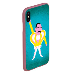 Чехол для iPhone XS Max матовый Freddie Mercury - фото 2