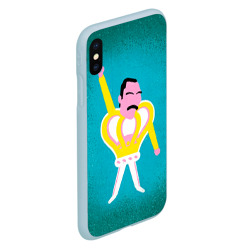 Чехол для iPhone XS Max матовый Freddie Mercury - фото 2