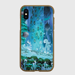 Чехол для iPhone XS Max матовый Навсикая из долины ветров