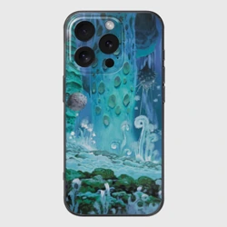 Чехол для iPhone 16 Pro силиконовый с защитой камеры Навсикая из долины ветров