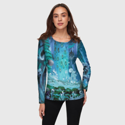 Женский лонгслив 3D Навсикая из долины ветров - фото 2