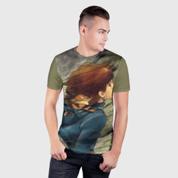 Мужская футболка 3D Slim Навсикая из долины ветров - фото 2