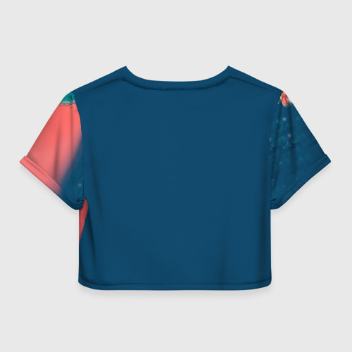 Женская футболка Crop-top 3D Навсикая из долины ветров, цвет 3D печать - фото 2