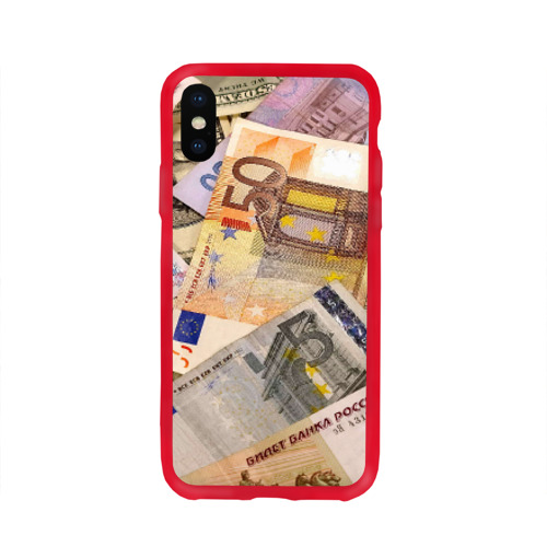 Чехол для Apple iPhone X силиконовый глянцевый Money Фото 01 Чехол для Apple iPhone X силиконовый глянцевый Money Фото 01