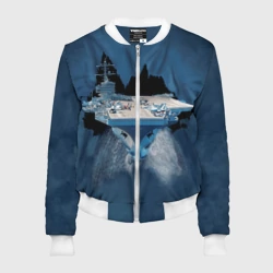 Женский бомбер 3D Авианосец