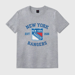 Мужская футболка хлопок New York Rengers