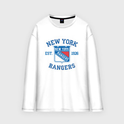 Женский лонгслив oversize хлопок New York Rengers