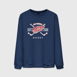 Мужской свитшот хлопок Detroit red wings