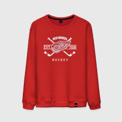 Мужской свитшот хлопок Detroit red wings