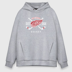 Мужское худи Oversize хлопок Detroit red wings