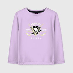 Детский лонгслив хлопок Pittsburgh Penguins