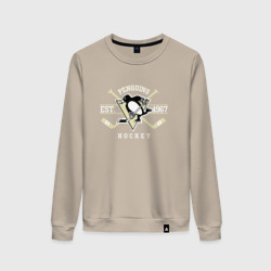 Женский свитшот хлопок Pittsburgh Penguins