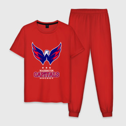 Мужская пижама хлопок Washington Capitals