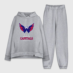 Женский костюм хлопок Oversize Washington Capitals